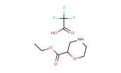 ethyl morpholine-2-carboxylate trifluoroacetic acid
