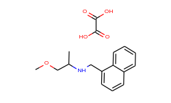 (2-methoxy-1-methyl-ethyl)-naphthalen-1-ylmethyl-amine oxalate