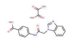 4-(2-benzoimidazol-1-yl-acetylamino)-benzoic acid oxalate