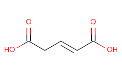 2-Pentenedioic acid, (2E)-