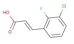 3-chloro-2-fluorocinnamic acid