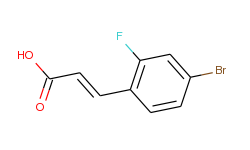4-bromo-2-fluorocinnamic acid