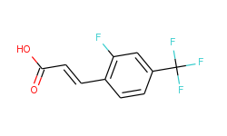 2-fluoro-4-(trifluoromethyl)cinnamic acid