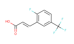 2-fluoro-5-(trifluoromethyl)cinnamic acid
