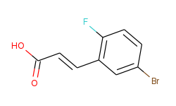 5-bromo-2-fluorocinnamic acid