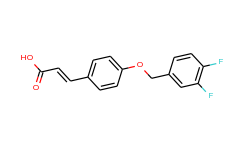 3-{4-[(3,4-difluorobenzyl)oxy]phenyl}acrylic acid