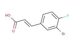 2-Propenoic acid, 3-(3-bromo-4-fluorophenyl)-