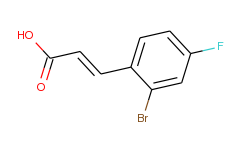 2-Propenoicacid, 3-(2-bromo-4-fluorophenyl)-