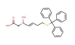4-Heptenoic acid, 3-hydroxy-7-[(triphenylmethyl)thio]-, (3S,4E)-