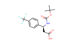 (S)-3-((tert-Butoxycarbonyl)amino)-3-(4-(trifluoromethyl)phenyl)propanoic acid