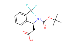 (S)-3-((tert-Butoxycarbonyl)amino)-3-(2-(trifluoromethyl)phenyl)propanoic acid