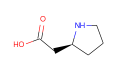 2-Pyrrolidineacetic acid, (2S)-