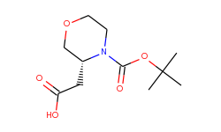 3-Morpholineacetic acid, 4-[(1,1-dimethylethoxy)carbonyl]-, (3R)-