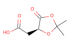 1,3-Dioxolane-4-acetic acid, 2,2-dimethyl-5-oxo-, (4S)-