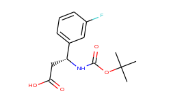 (R)-3-tert-Butoxycarbonylamino-3-(3-fluorophenyl)propionic acid