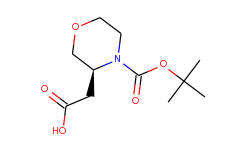 3-Morpholineacetic acid, 4-[(1,1-dimethylethoxy)carbonyl]-, (3S)-