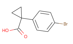 Cyclopropanecarboxylic acid, 1-(4-bromophenyl)-
