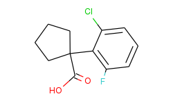 1-(2-chloro-6-fluorophenyl)cyclopentanecarboxylic acid