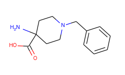 4-Piperidinecarboxylic acid, 4-amino-1-(phenylmethyl)-