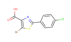 5-bromo-2-(4-chlorophenyl)thiazole-4-carboxylic acid