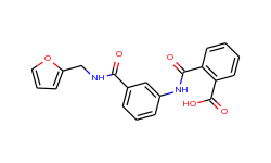 2-[(3-{[(2-furylmethyl)amino]carbonyl}anilino)-carbonyl]benzoic acid