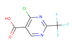 4-chloro-2-(trifluoromethyl)pyrimidine-5-carboxylic acid