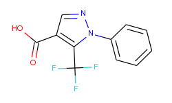 1-phenyl-5-(trifluoromethyl)pyrazole-4-carboxylic acid