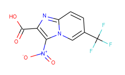 3-nitro-6-(trifluoromethyl)imidazo[1,2-a]pyridine-2-carboxylic acid
