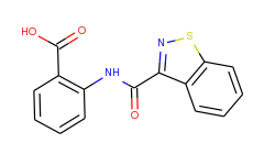 2-[(1,2-benzisothiazol-3-ylcarbonyl)amino]-benzoic acid