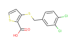 3-[(3,4-dichlorobenzyl)sulfanyl]-2-thiophenecarboxylic acid