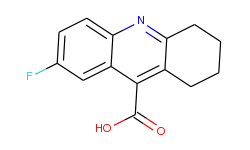 7-fluoro-1,2,3,4-tetrahydro-acridine-9-carboxylic acid