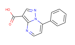 7-phenyl-pyrazolo[1,5-a]pyrimidine-3-carboxylic acid