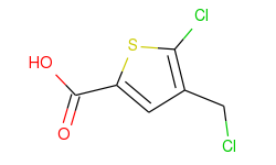5-chloro-4-(chloromethyl)thiophene-2-carboxylic acid