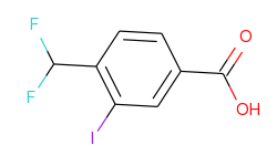 4-(difluoromethyl)-3-iodobenzoic acid