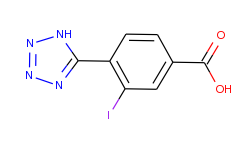 3-iodo-4-(1h-tetrazol-5-yl)benzoic acid