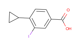 4-cyclopropyl-3-iodobenzoic acid