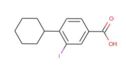 4-cyclohexyl-3-iodobenzoic acid