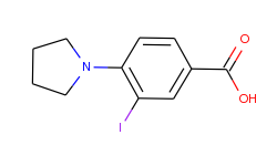 3-iodo-4-(pyrrolidin-1-yl)benzoic acid