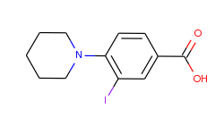 3-iodo-4-(piperidin-1-yl)benzoic acid