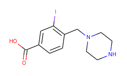 3-iodo-4-(piperazin-1-ylmethyl)benzoic acid