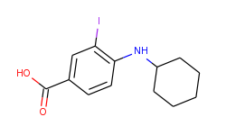 4-(cyclohexylamino)-3-iodobenzoic acid