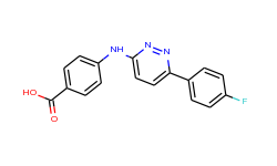 4-{[6-(4-fluorophenyl)pyridazin-3-yl]-amino}benzoic acid