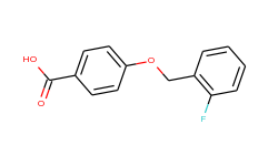 4-(2-fluoro-benzyloxy)-benzoic acid