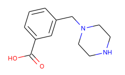 1-(3-carboxyphenyl methyl) piperazine