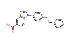 1-[4-(benzyloxy)phenyl]-1h-benzimidazole-5-carboxylic acid
