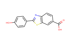 2-(4-hydroxy-phenyl)-benzothiazole-6-carboxylic acid