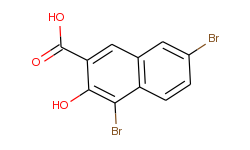 1,6-dibromo-2-hydroxynaphthalene-3-carboxylic acid