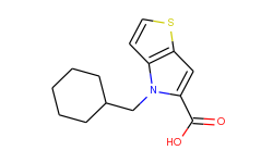 4-cyclohexylmethyl-4h-thieno[3,2-b]pyrrole-5-carboxylic acid