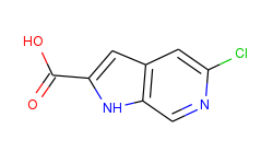 5-chloro-1h-pyrrolo(2,3-c)pyridine-2-carboxylic acid