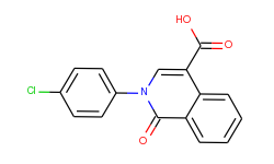 2-(4-chlorophenyl)-1-oxo-1,2-dihydroisoquinoline-4-carboxylic acid